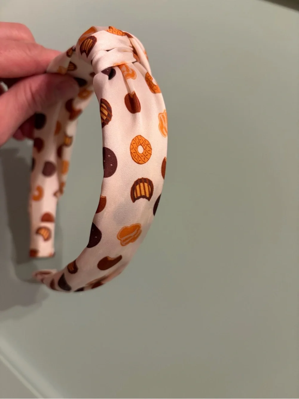 Girl Scouts Cookie Headband Print Silky Knotted Headband - Kids Size